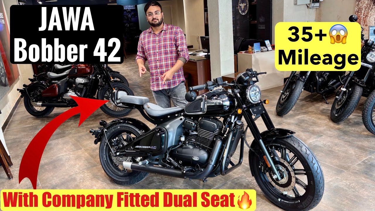 2025 New Jawa 42 Bobber Dual Seat Wali Aagayi! 😍 Ab Do Log Bhi Ride Kar Sakte Hain! 🔥