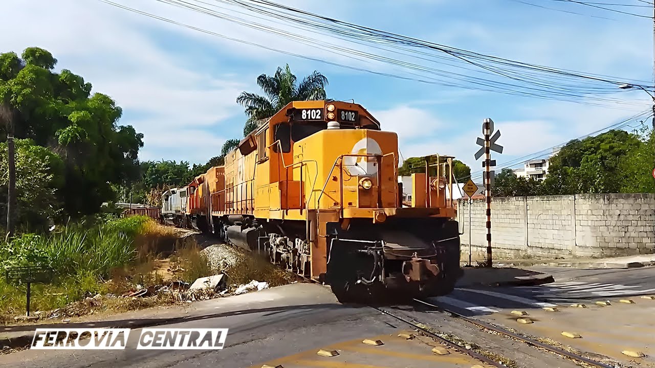 IMPERDÍVEL!! MEU ÚLTIMO REGISTRO DE UMA SD40-BB NO TREM DE MINÉRIO EM BETIM/MG 