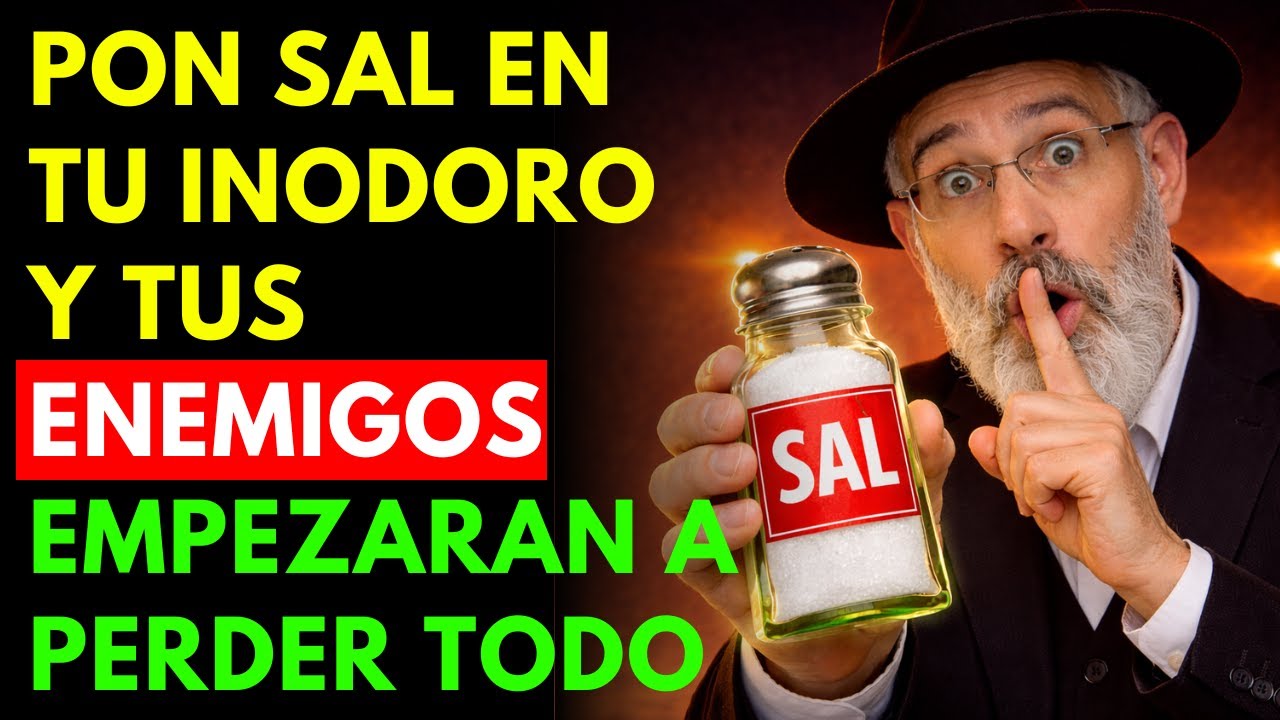 Pon SAL En Tu INODORO Atrae Riqueza y Aleja Todo lo Malo  | Sabiduría Judía