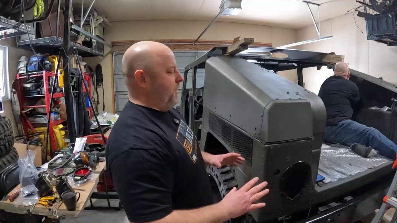 Reassembling the Humvee For ConExpo and Offroad Testing