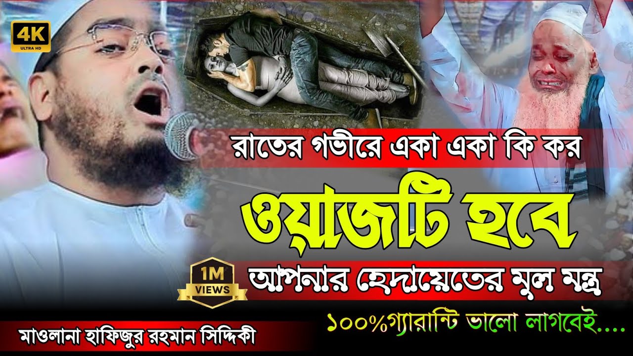 রাতের গভীরে একা কি কর যুবক,২০২৬ সালের সেরা ওয়াজ,হাফিজুর রহমান সিদ্দিকী কুয়াকাটাওয়াজ, Hafizur Rahman 