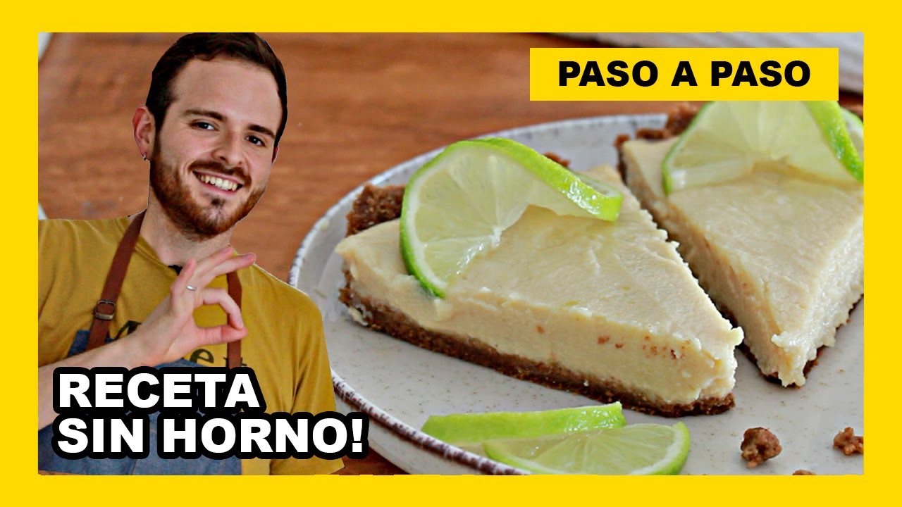 🔶 Como hacer KEY LIME PIE vegano (receta fácil)
