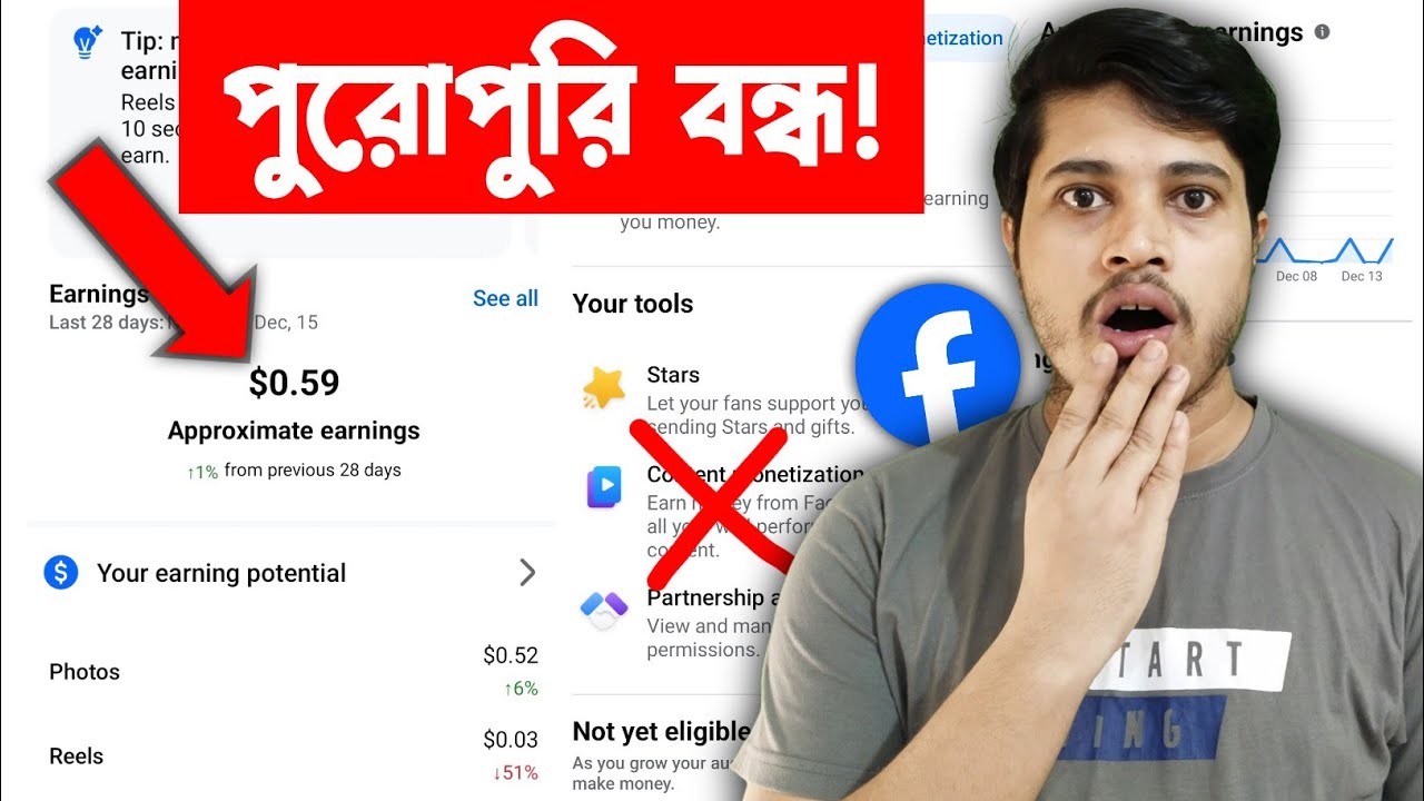 🤑 Facebook Earning বন্ধ করে দিলো? | Facebook Earning Problem 