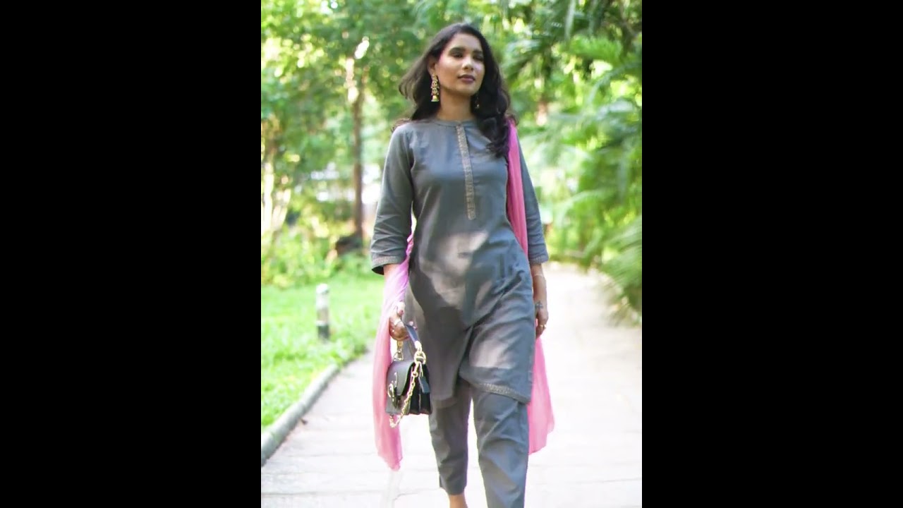 Stylish Kurti With Stylish Bag | Trending Model Fashion Pose | DigiTatva Fashion