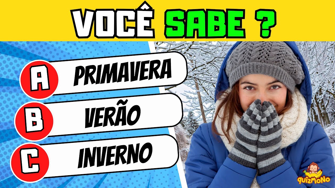 Qual Estação do Ano é Essa? ❄️☀️ | Você Sabe? Quiz Rápido