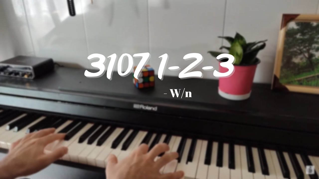 3107-1,2,3 (W/n) - Piano cover