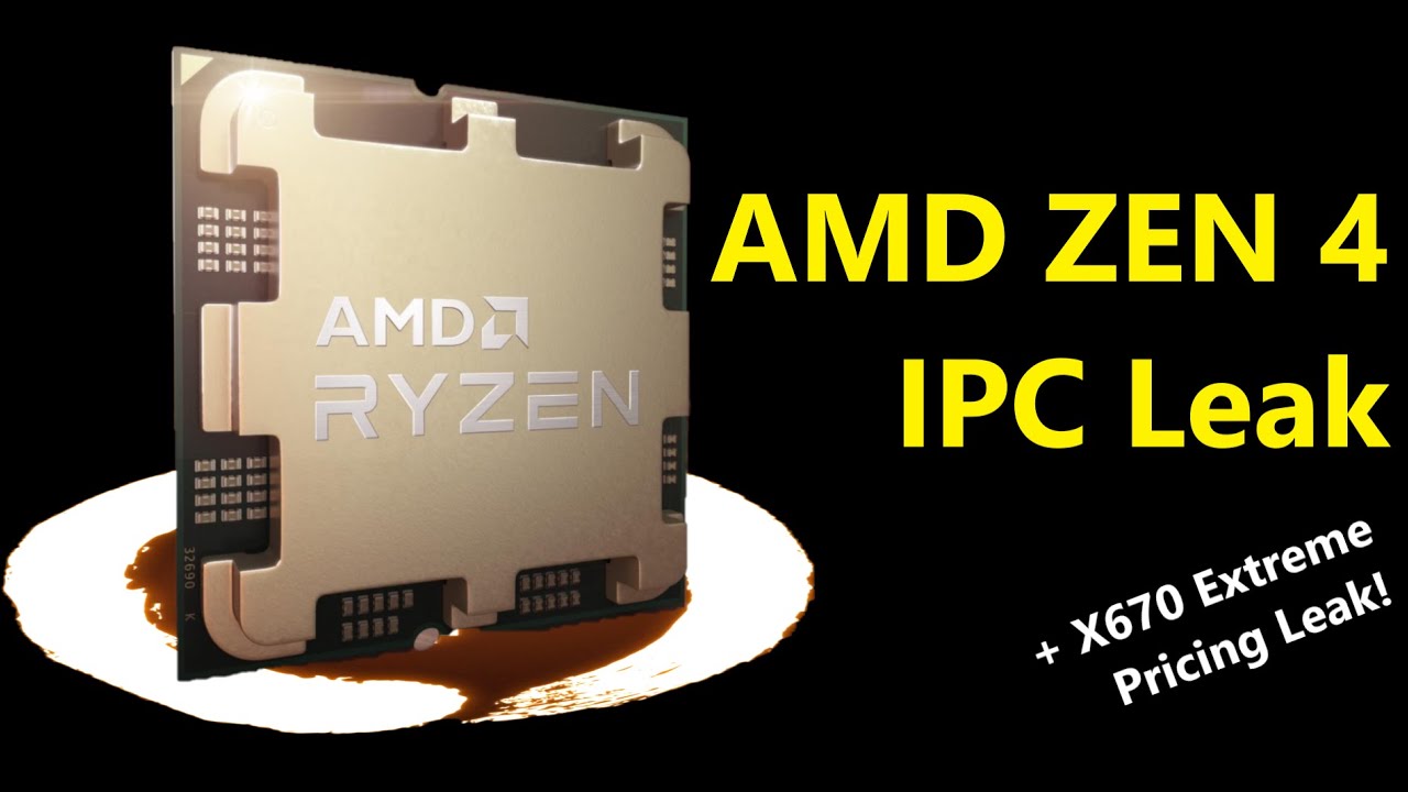 Zen 4 IPC & Max Clocks Leak: Confirming +30-40% MT, +20-30% ST! (+ X670E Pricing Leak)