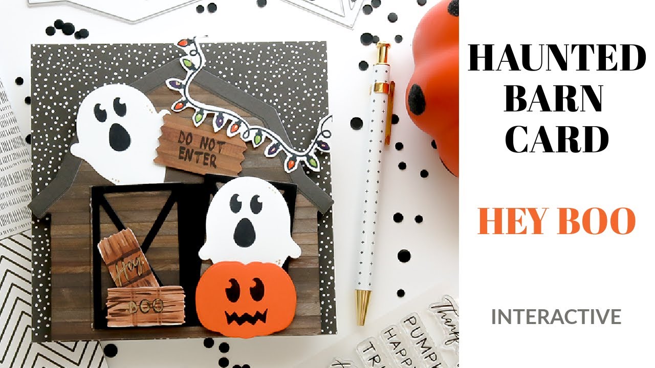 Interactive Haunted Barn Card with Sound | Halloween Card