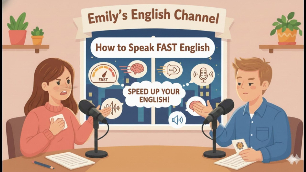 [Emily's English Channel] How to Speak FAST English