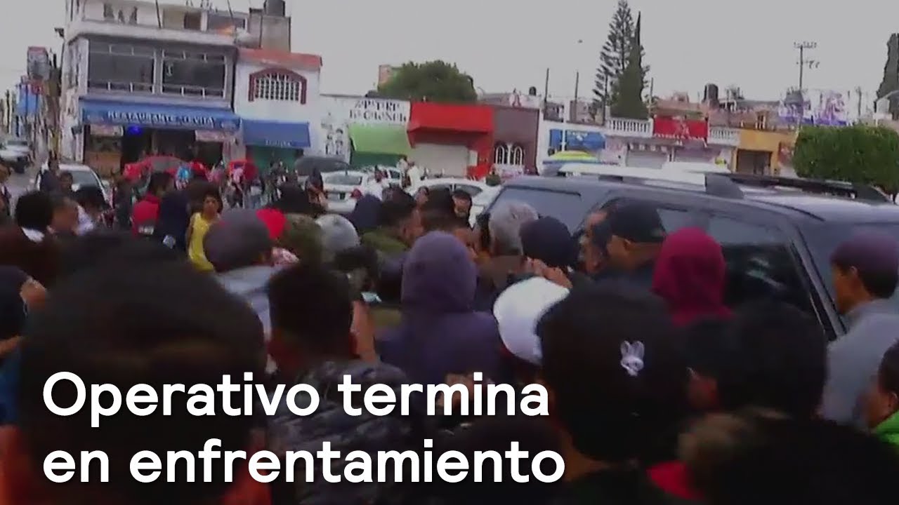 Pobladores de Tultepec atacan con piedras y cohetones a policías - En Punto con Denise Maerker