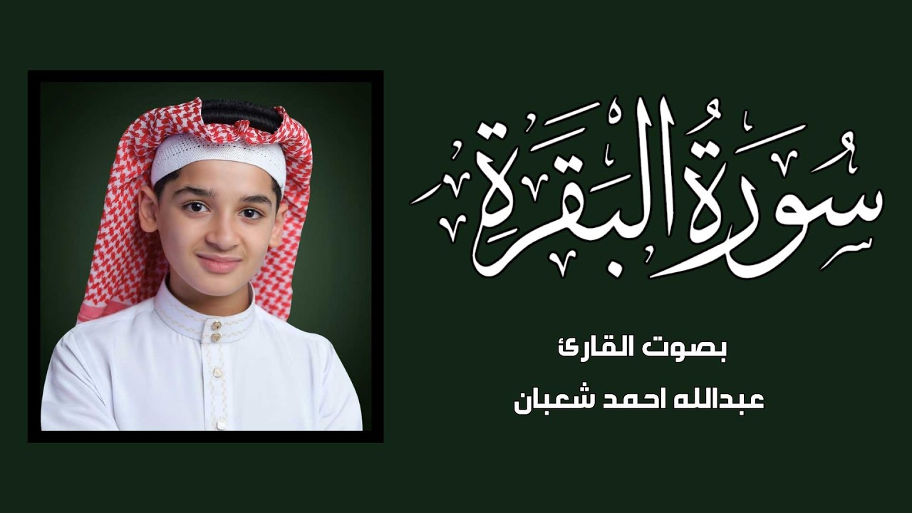تلاوة خاشعة وعطرة لسورة البقرة كاملة بصوت القارئ عبدالله أحمد شعبان 🌿