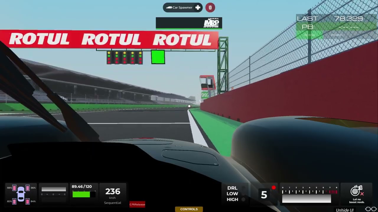IMRP 20 mins practice best lap 1:17.8