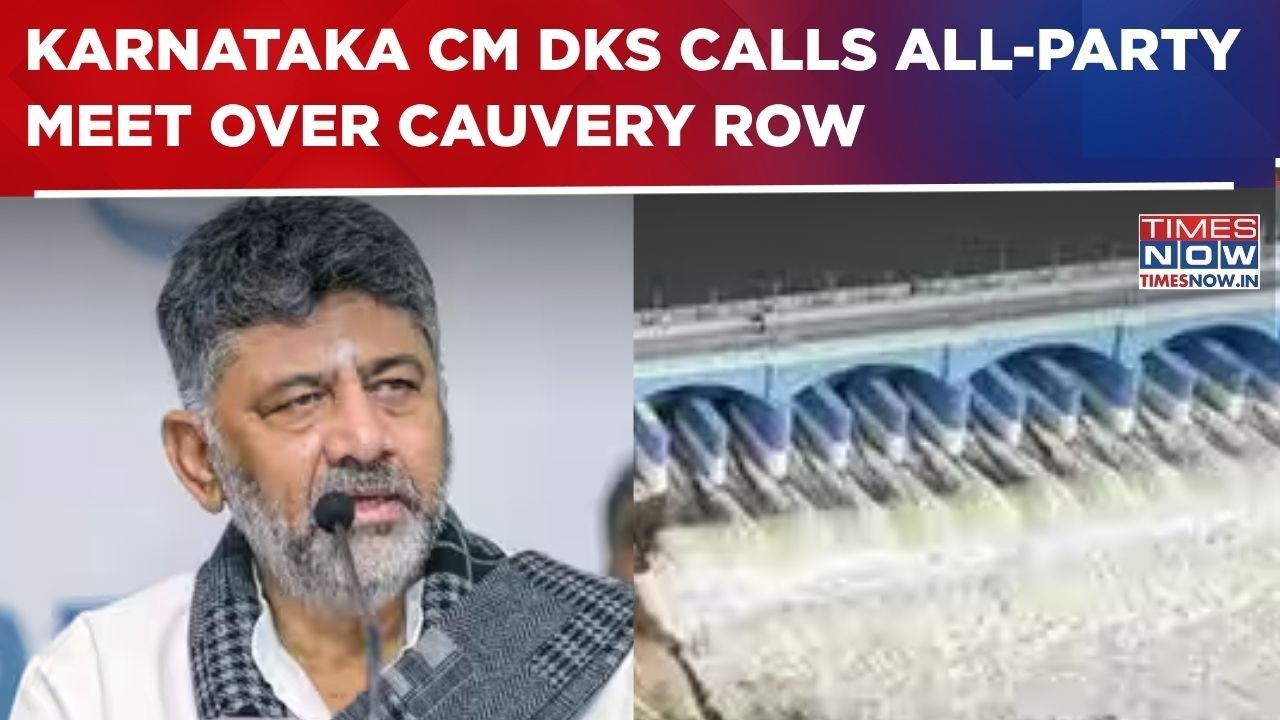 Cauvery Row: Karnataka CM DKS Calls All-Party Meet As Water Release Order Sparks Statewide Protests