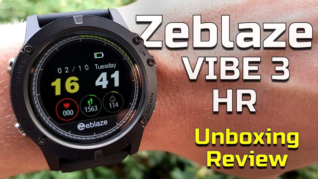Zeblaze Vibe 3 HR Unboxing and review