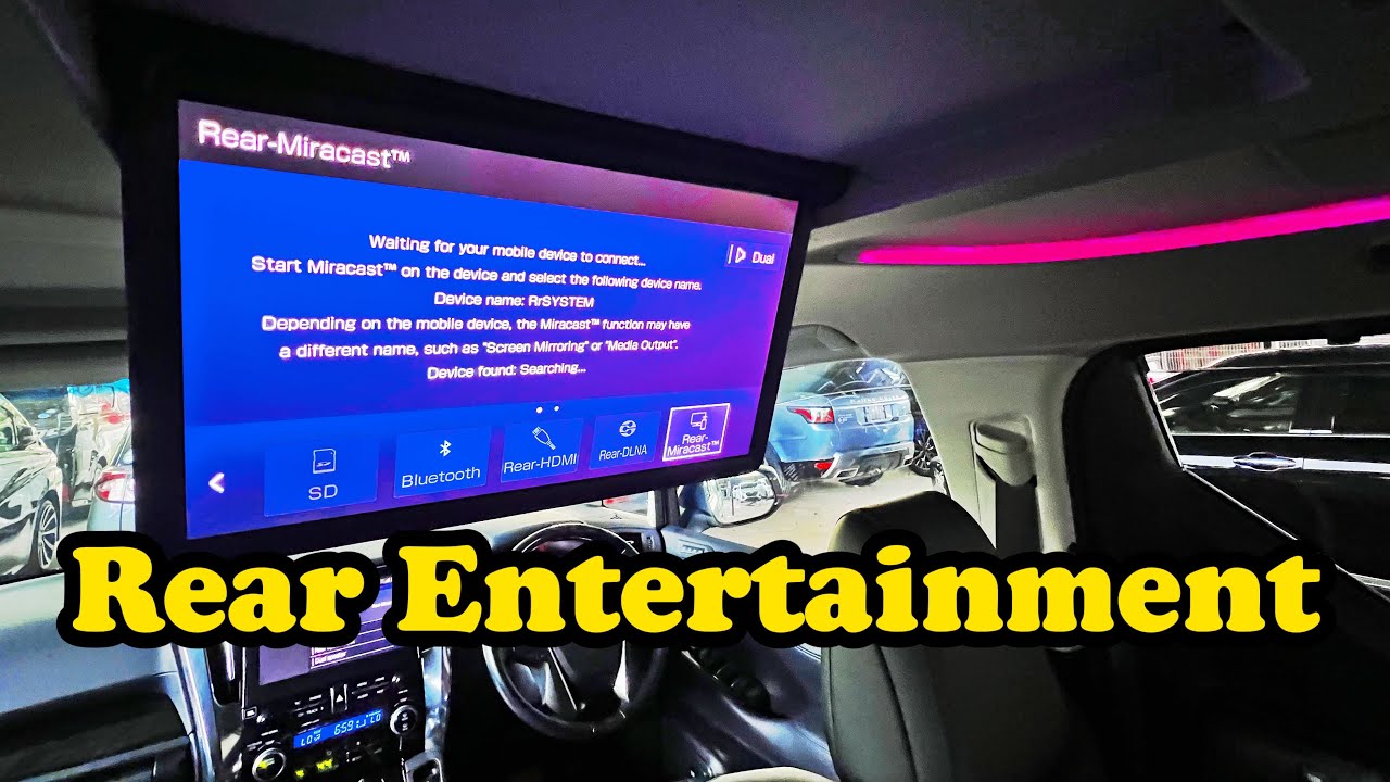 [JBL] Roof Monitor Settings for Toyota Alphard Vellfire