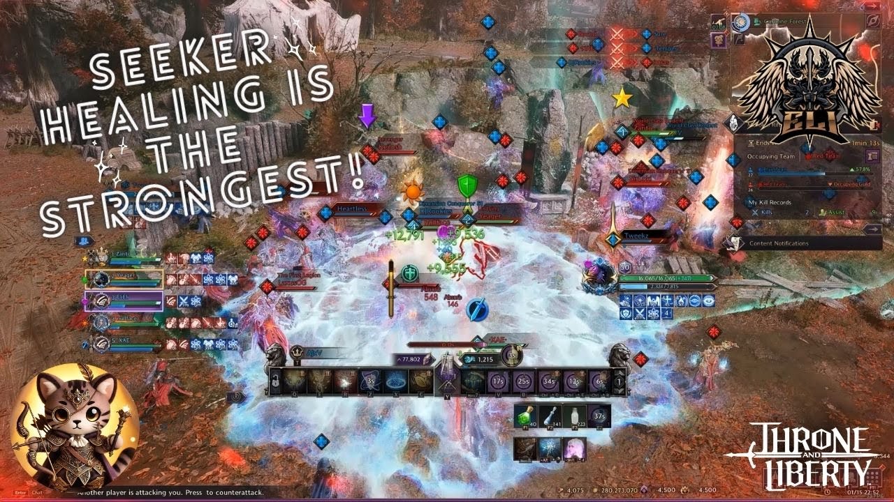 Supple vs Supple SHOWDOWN! Seeker Healer Plays | Throne & Liberty Wargame PvP