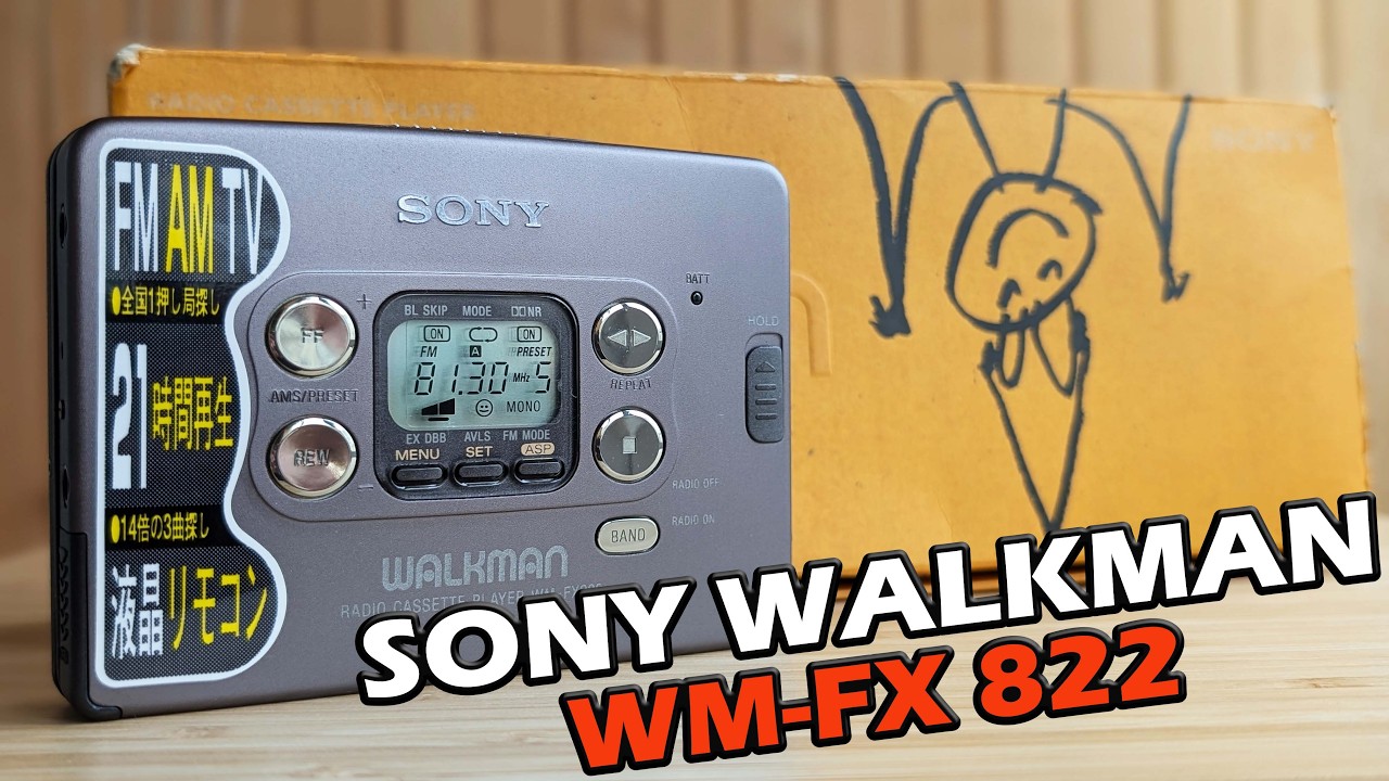 Новий касетний плеєр Sony Walkman WM-FX 822. Японія. Розпаковка.