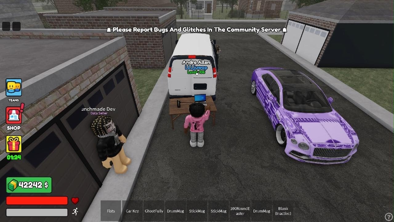 Roblox FREE GUNS Gang Wars