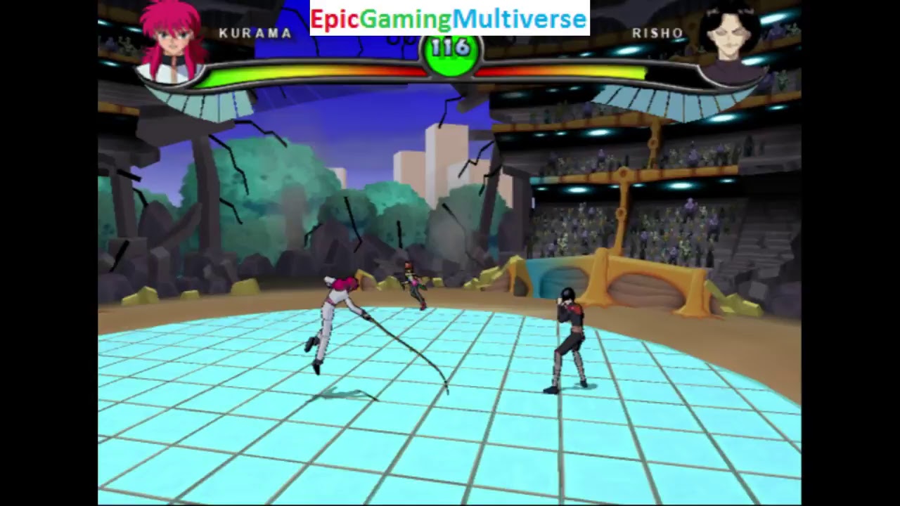 Yu Yu Hakusho: Dark Tournament Matches Of Kurama VS Team Masho On The Hard Difficulty