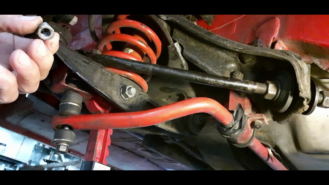 Moog improved strut rod bushings installation for a 65 and up Corvair