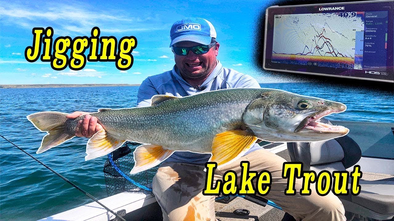 Jigging Lake Trout on Fort Peck