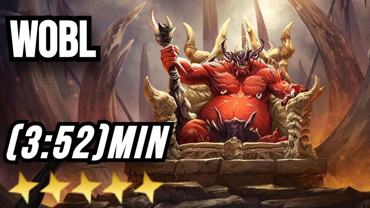 WOBL 5★ UNDER 4MIN WITH ASSASSIN (Speedrun)