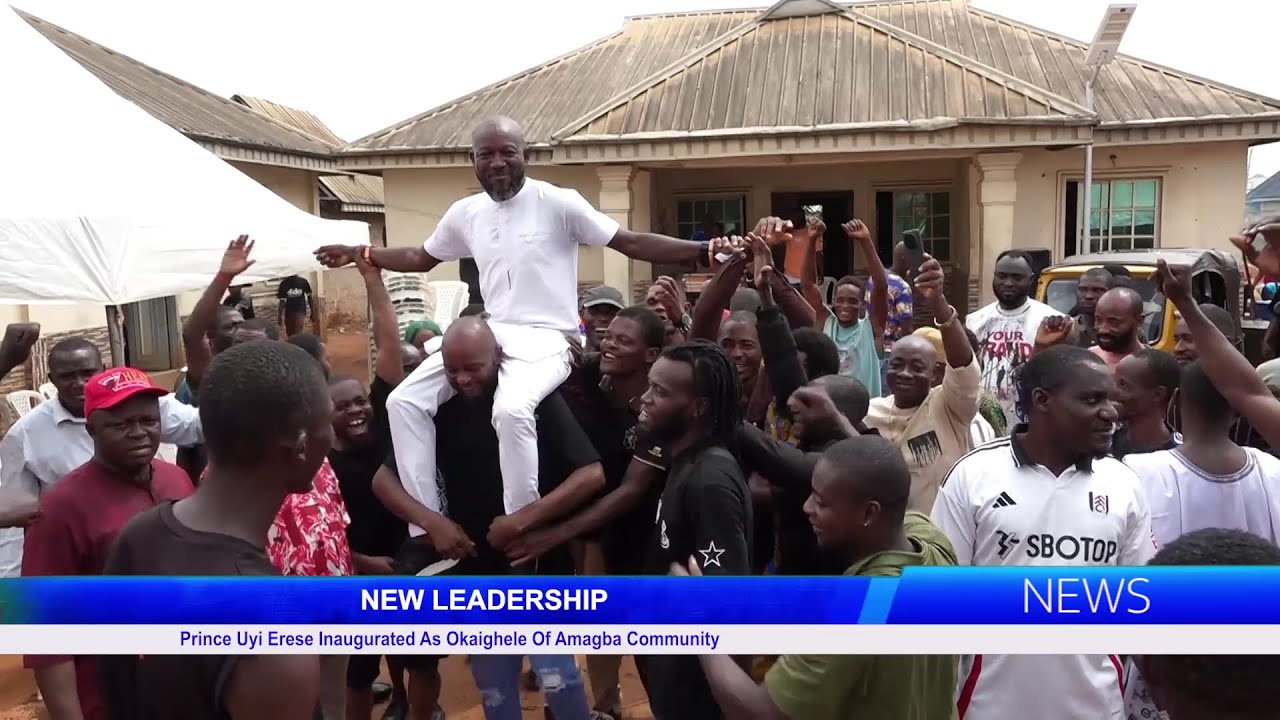 Prince Uyi Erese Inaugurated As Okaighele Of Amagba Community