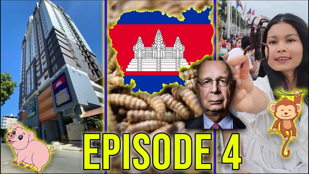 VLOG #4 - NOTRE VIE AU CAMBODGE (on mange des insectes & visite un gratte-ciel à Phnom Penh)