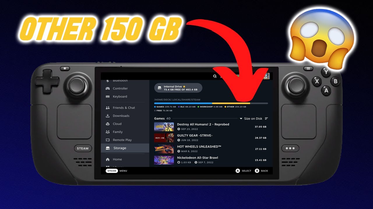 Steam Deck Storage Problem 