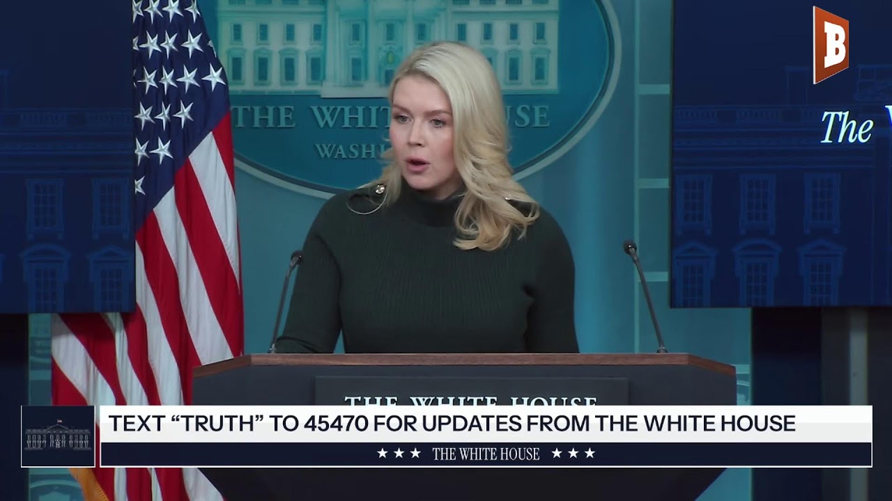 LIVE: Trump Press Secretary Karoline Leavitt Holds Press Conference at White House...