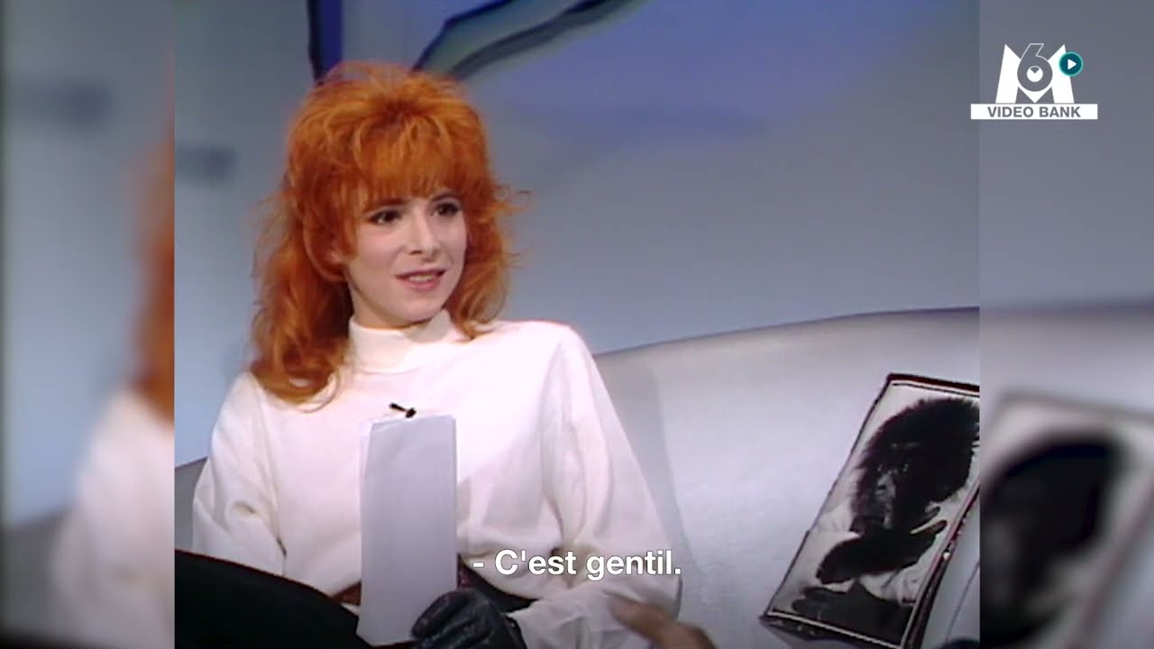 Premier passage de Mylène Farmer sur M6 ! 🤩// Extrait archives M6 Video Bank //