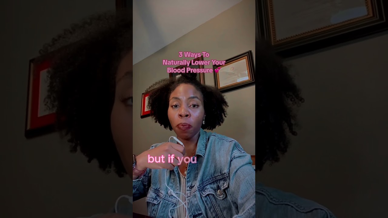 3 Ways to NATURALLY Lower Blood Pressure!