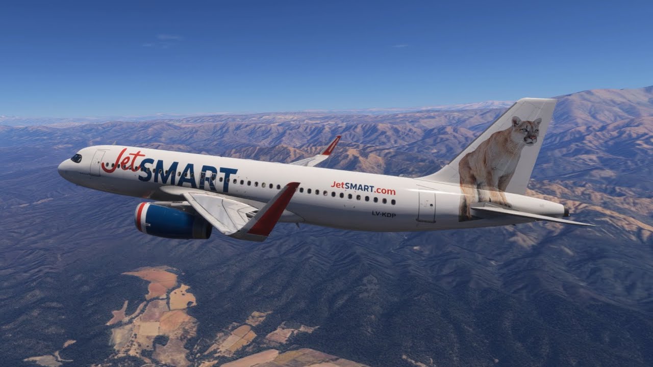 MSFS 2024: Fenix JetSmart Argentina Airbus A320 Salta SLA / SASA - Neuqu&eacute;n NQN / SAZN
