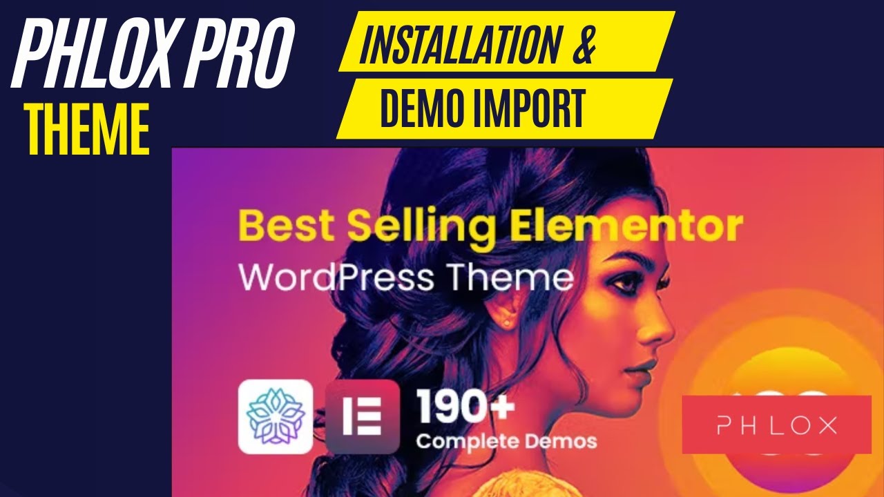 Установка темы Phlox Pro и импорт демо-версии магазина 2022: НОВИНКА