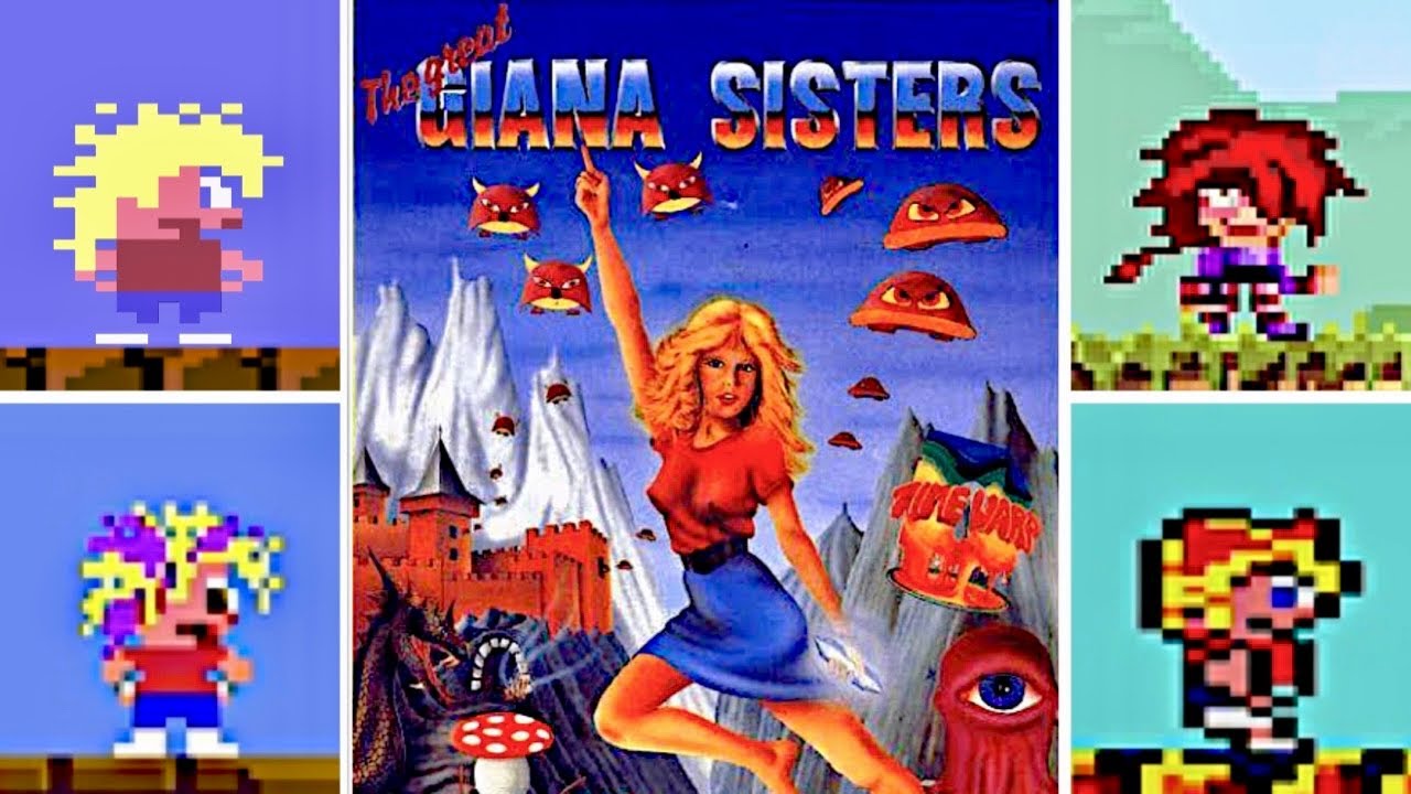 The Great Giana Sisters (1987) Ports/Versions Comparison