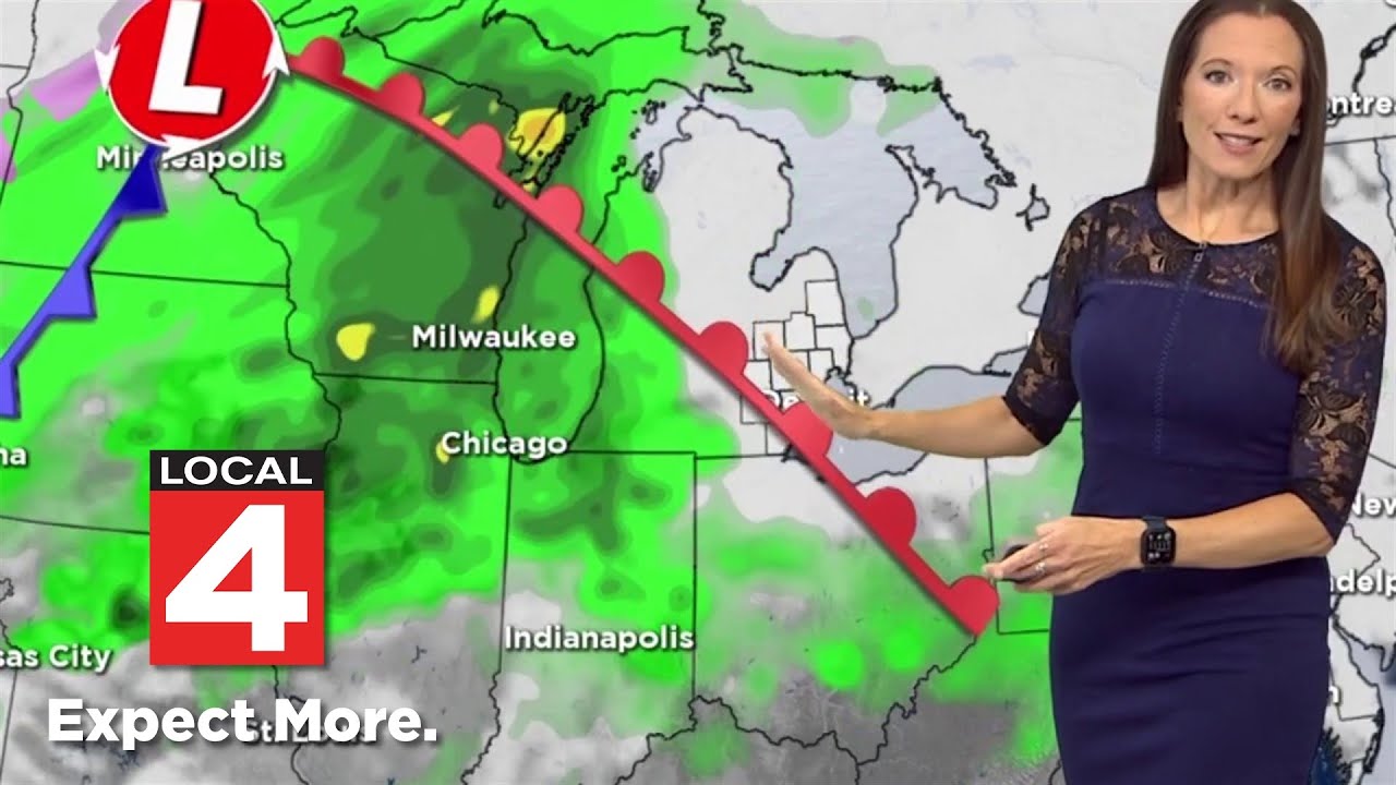 Rain arrives Thursday in Metro Detroit -- and it's not leaving anytime soon