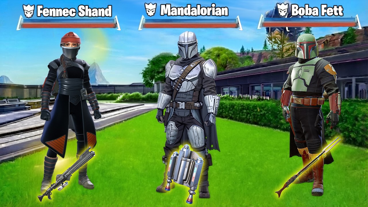 I Pretended To Be *NEW* Star Wars Mythic BOSSES in Fortnite!
