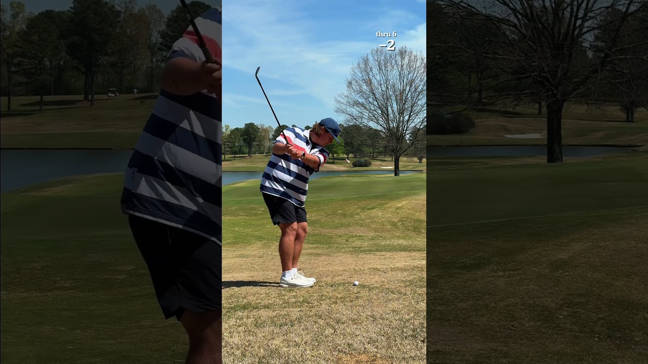 was told to try this so here is this 😂 #jakedezgolf #golf #golfswing #golfer #golfcontent