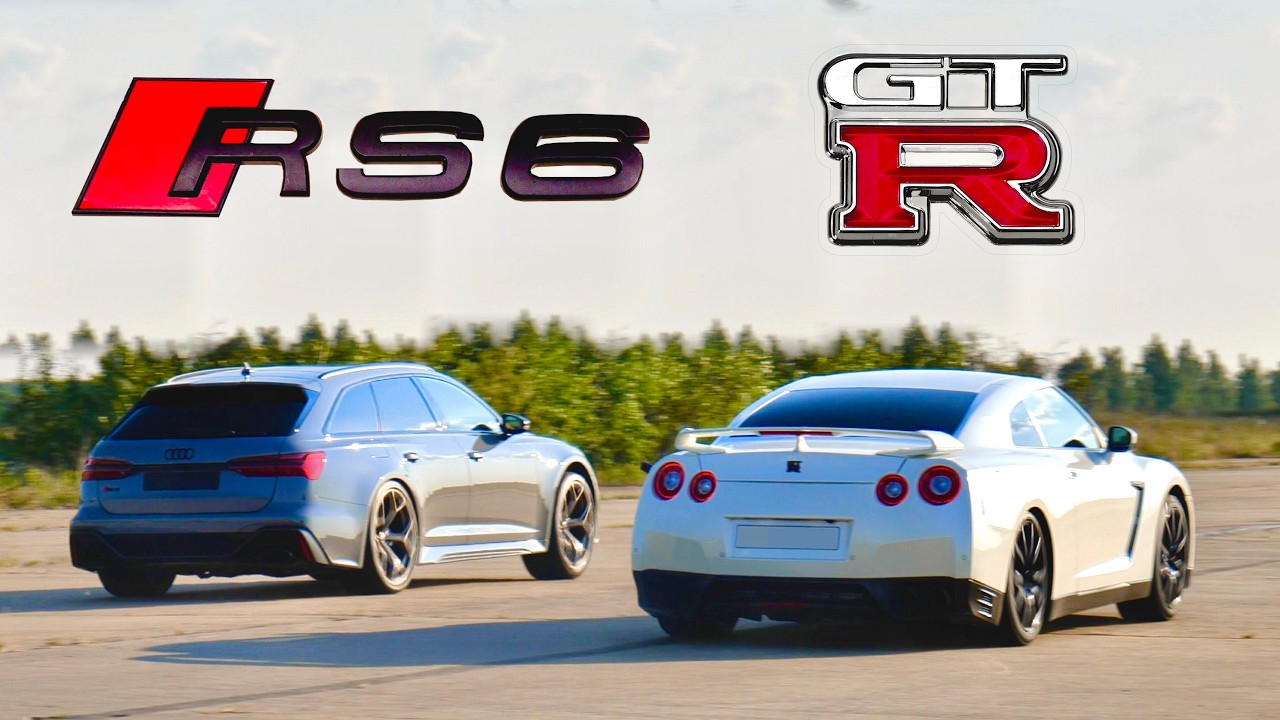ТОП БЛОГЕР против ИНСТРУКТОРА | AUDI RS6 vs NISSAN GT-R 700 СИЛ