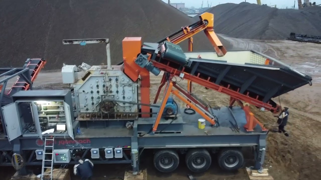 Washing plants and crushing plants of Polygonmach 