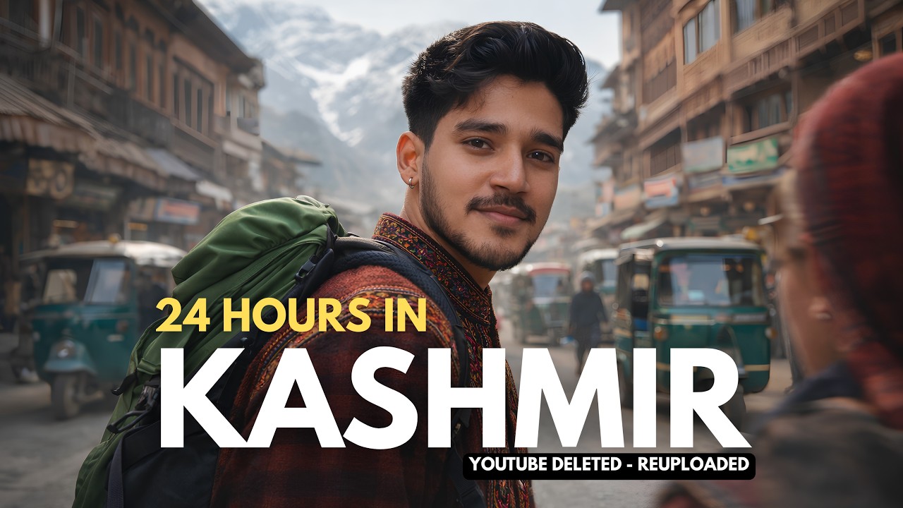 24 Hours in KASHMIR | Is Kashmir SAFE? We Spent 24 Hours to Find Out (Honest Truth) - Re uploaded