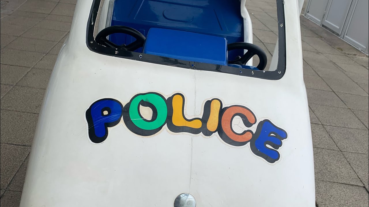 R.G mitchell toytown police car kiddie ride