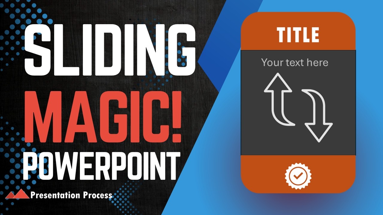 Инфографика PowerPoint с потрясающим эффектом скользящей анимации