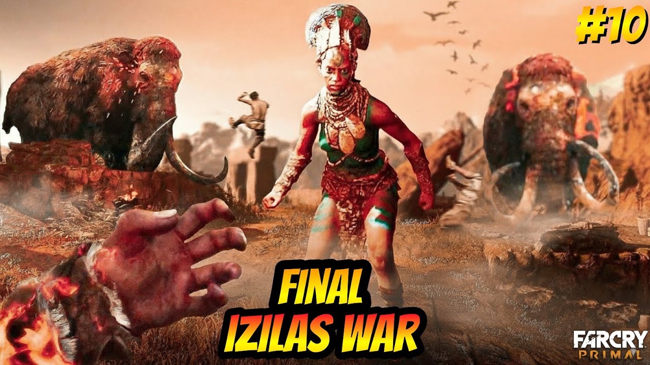 ATTACKING The IZILAS Village With A MAMMOTH - Far Cry Primal #10