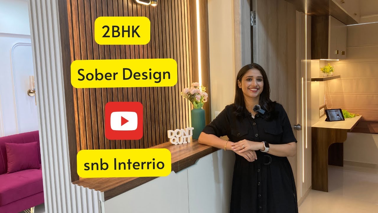 Современный дизайн интерьера 2BHK | Простой дизайн интерьера для 2BHK-квартиры | Граффити Гловер ...