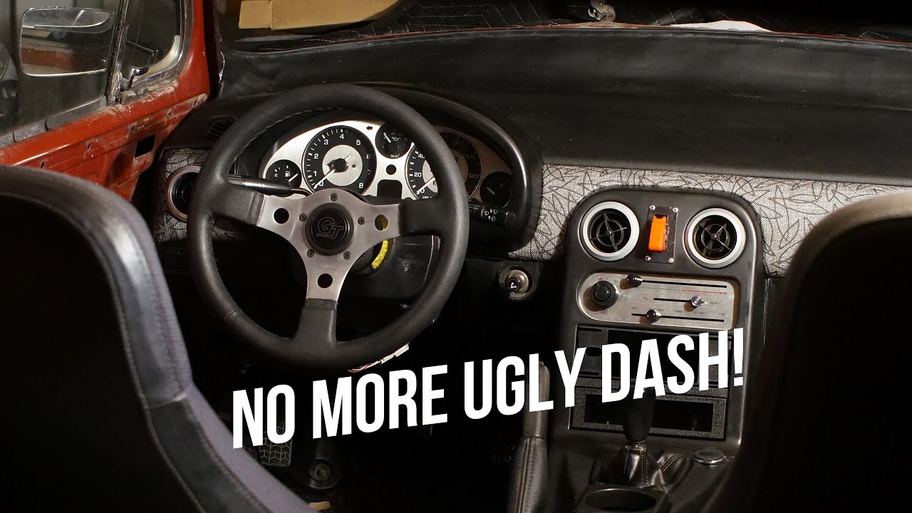 Building a custom dashboard for my Miata VW frame swap! - Project Frankenwagon episode 21