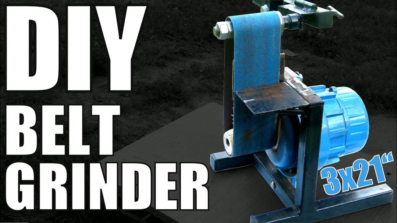 Homemade Belt Grinder made from Trash DIY