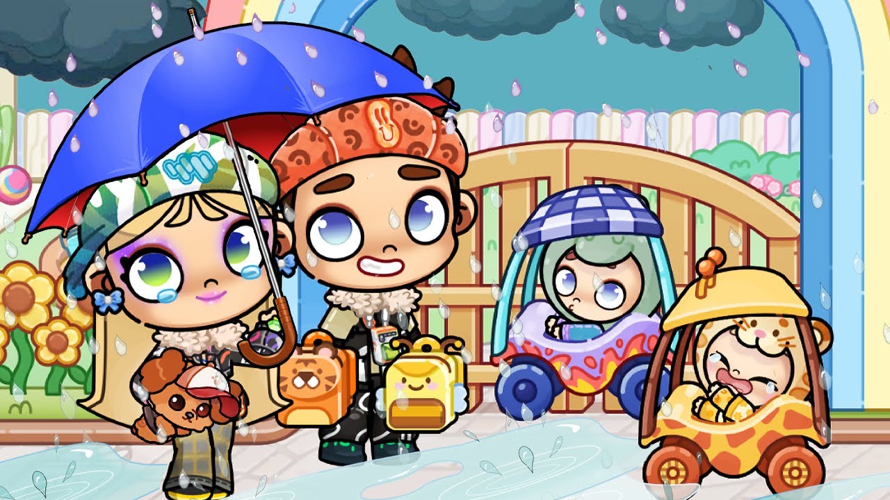 ДОЖДЛИВОЕ УТРО 🌧☔ ПЕРЕД САДИКОМ - AVATAR WORLD ИСТОРИЯ 💕 РУТИНА СЕМЬИ 👨‍👩‍👧‍👦 ОБНОВЛЕНИЕ СЕРИАЛ