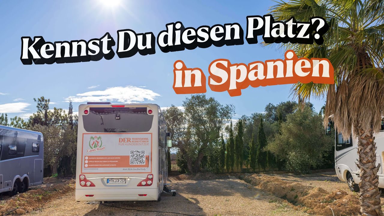 Camping Los Olivos Xivert - Camping mit Hund in Spanien - XL Plätze für große Wohnmobile 🚍