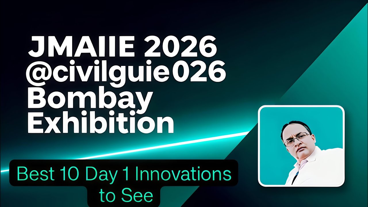 JMAIIE 2026 Bombay Exhibition Best 10 Day 1 Innovations To See, Civil Guide #rabin1965
